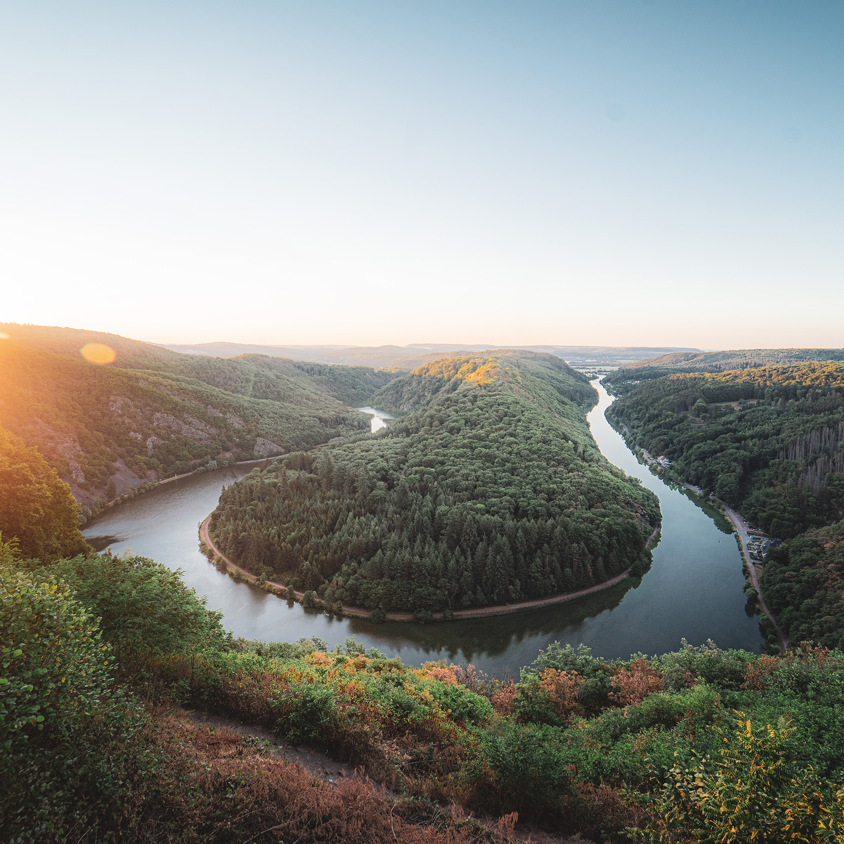 Blick auf die Saarschleife